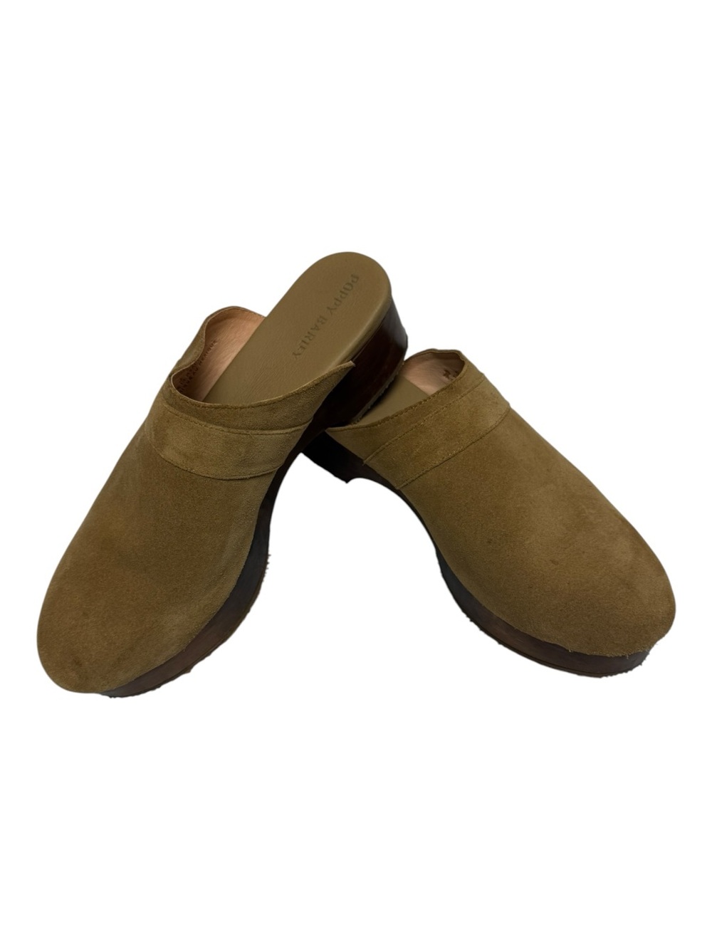 Poppy Barley Brooklyn Clogs | Samd Suede - Size 9.5